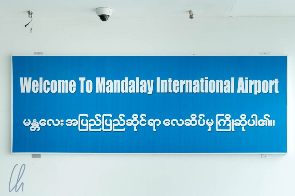 Wir sind in Mandalay angekommen