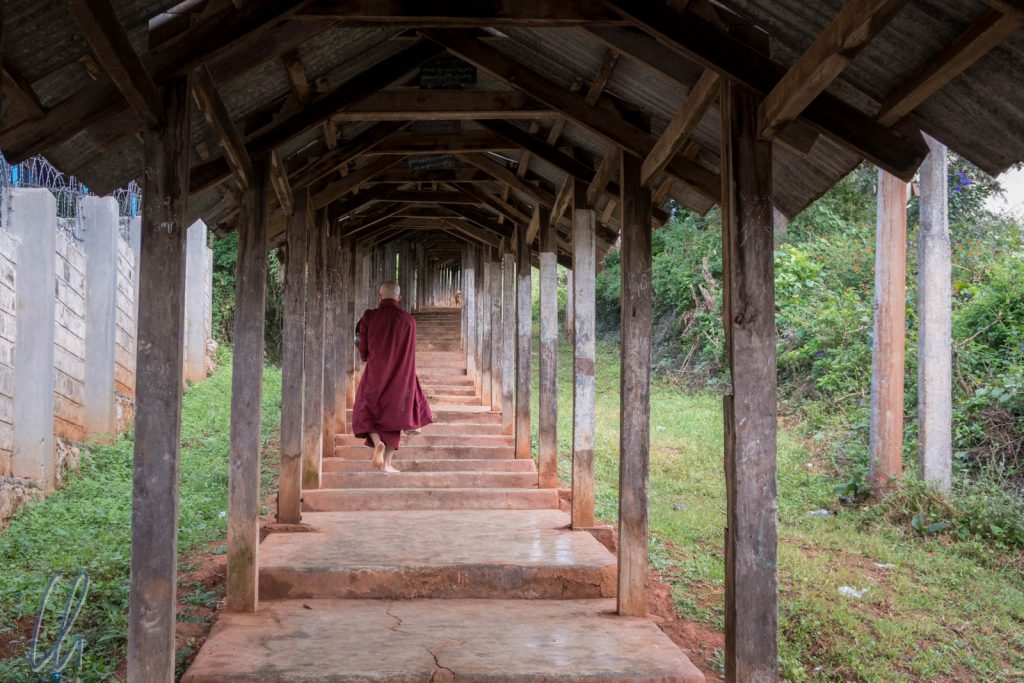Ein Mönch in Kalaw