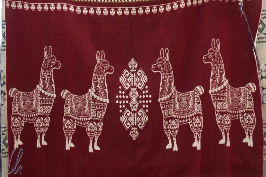 Das Lama, ein klassisches Andenmuster