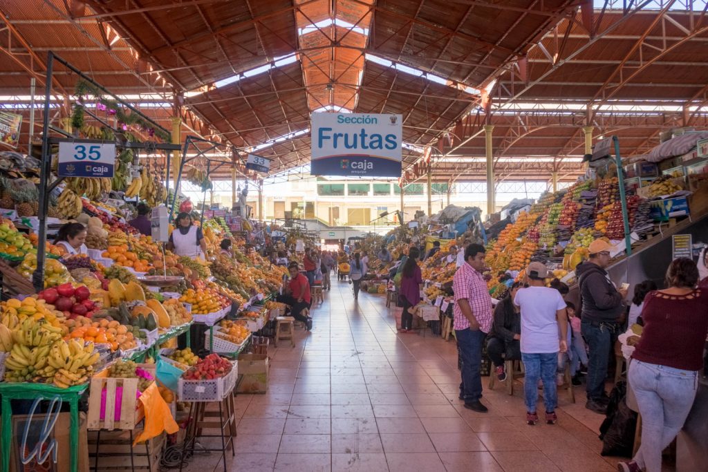 Die Markthalle von Arequipa
