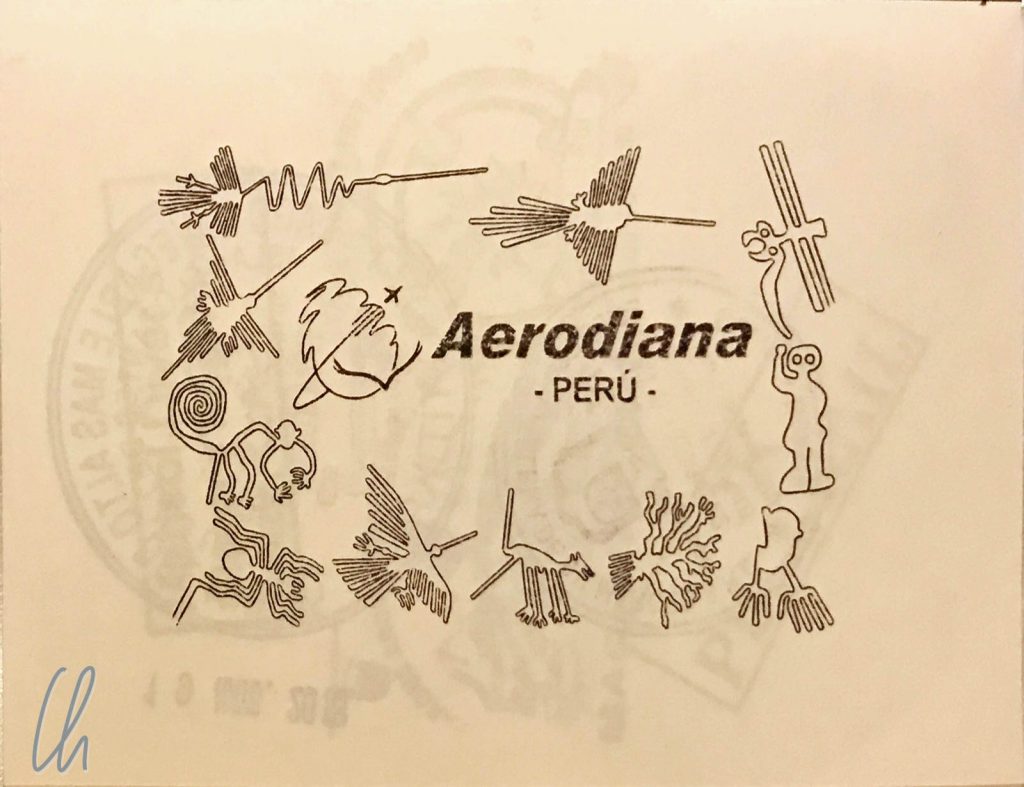 Ein Deluxe-Stempel von Aerodiana, er füllt eine ganze Seite aus.