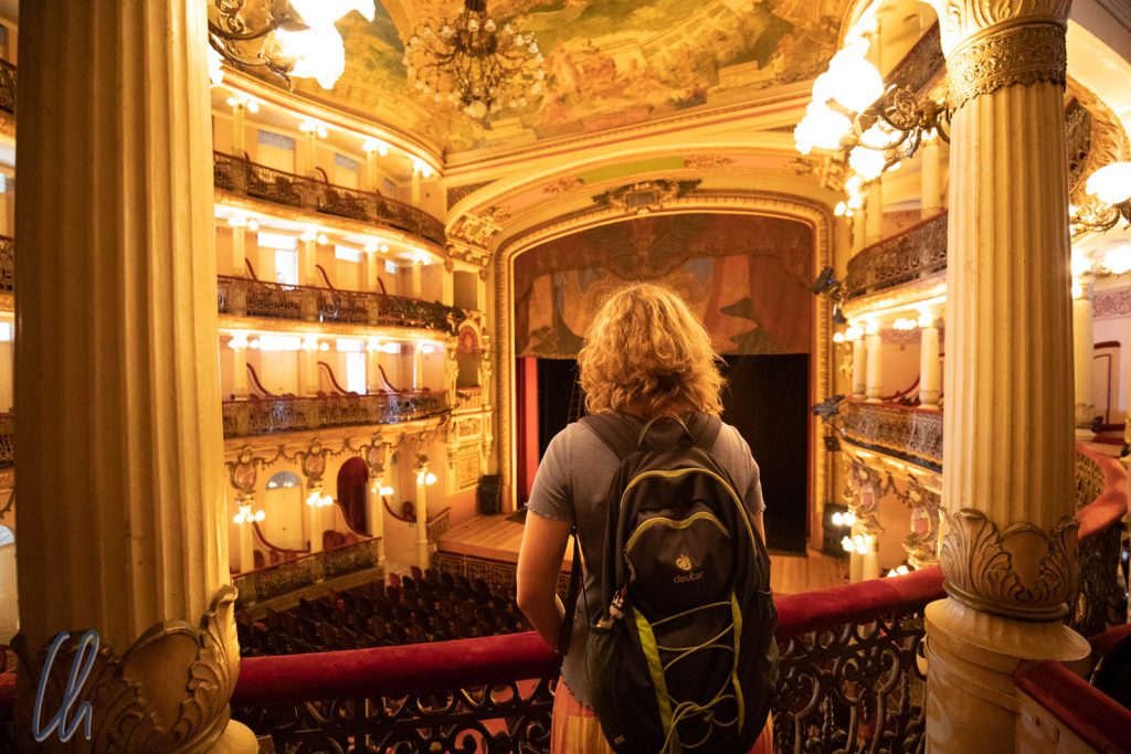 Blick aus der einer Logen im prächtigen Teatro Amazonas