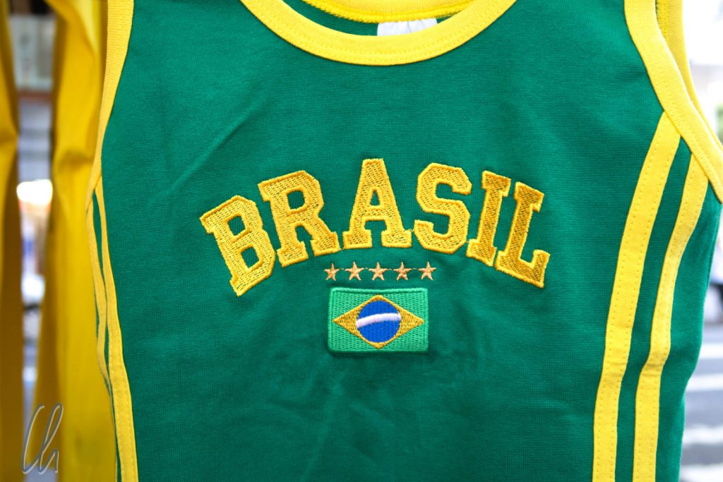 Willkommen in Brasilien! Bei unserer Ankunft lief die WM-Vorrunde und Brasilien war im WM-Fieber.