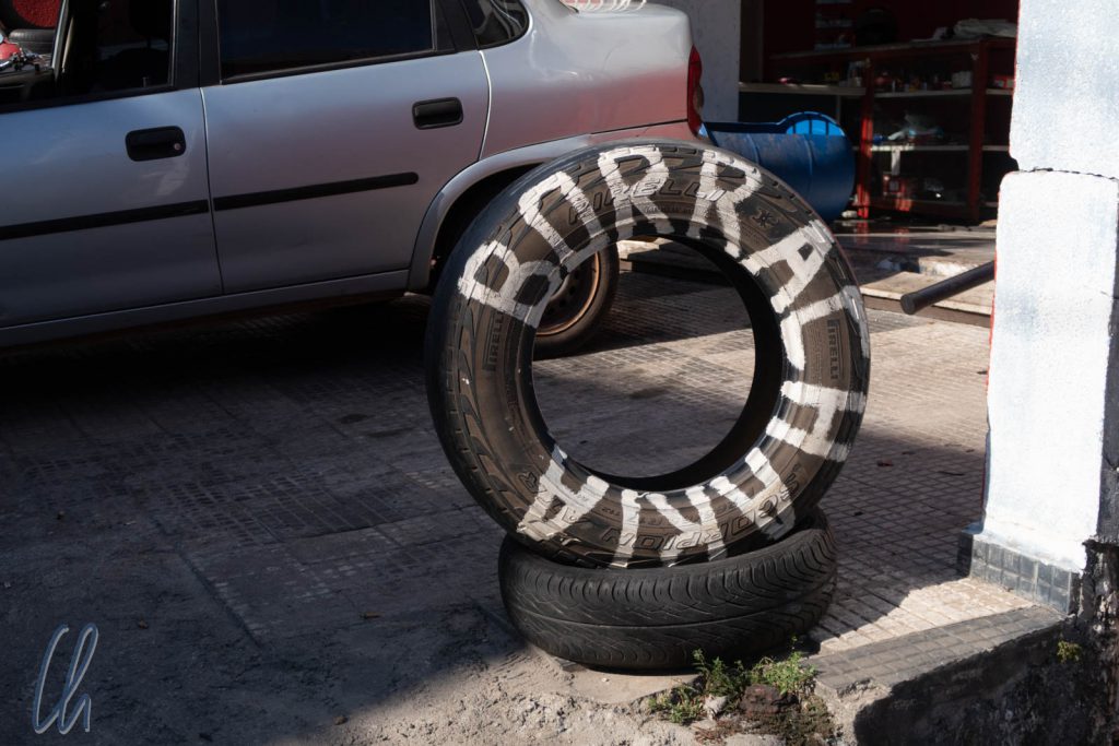Die Borracharia: Keine Kneipe, sondern ein Reifenhändler
