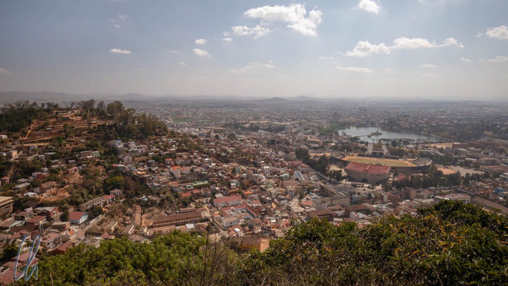 Ein Blick auf das eigene Reich: Antananarivo vom Rova aus betrachtet