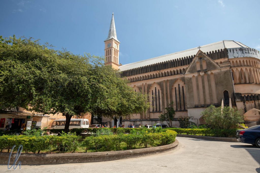 Die anglikale Kathedrale auf Sansibar. Früher befand sich an diesem Ort der größte Sklavenmarkt Ost-Afrikas.