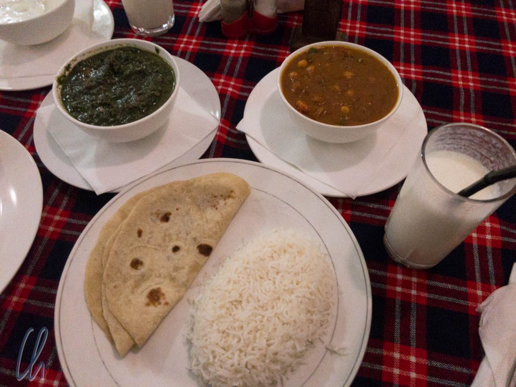 Viele Restaurant boten indische Küche an und meistens ausnehmend gut.