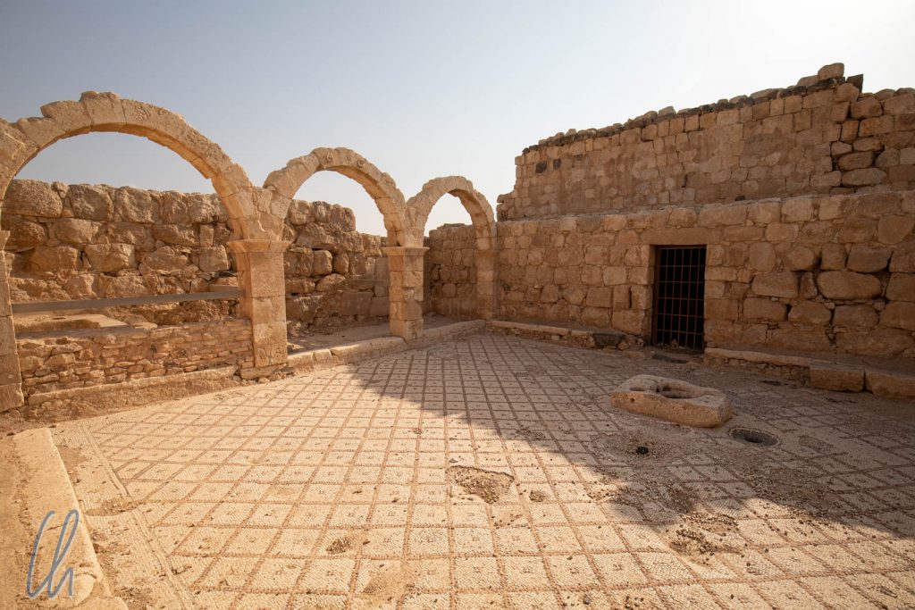 Mosaik im Qasr al-Hallabat