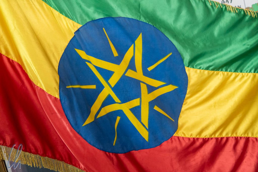 Die äthiopische Flagge