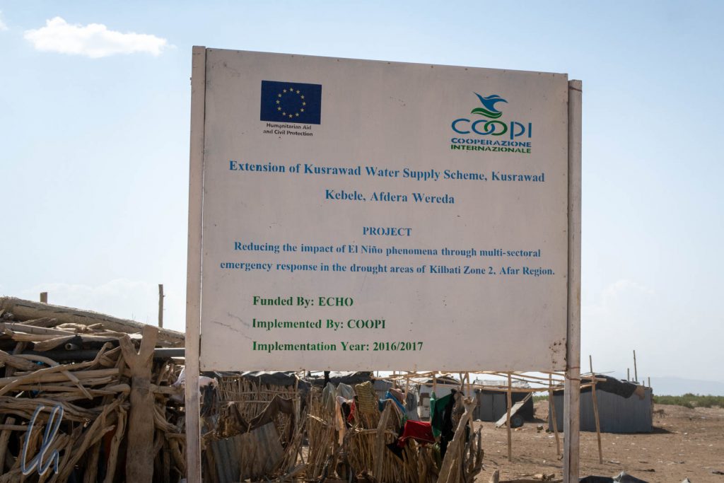 In Kusrawad halfen die EU und Coopi den Afar.