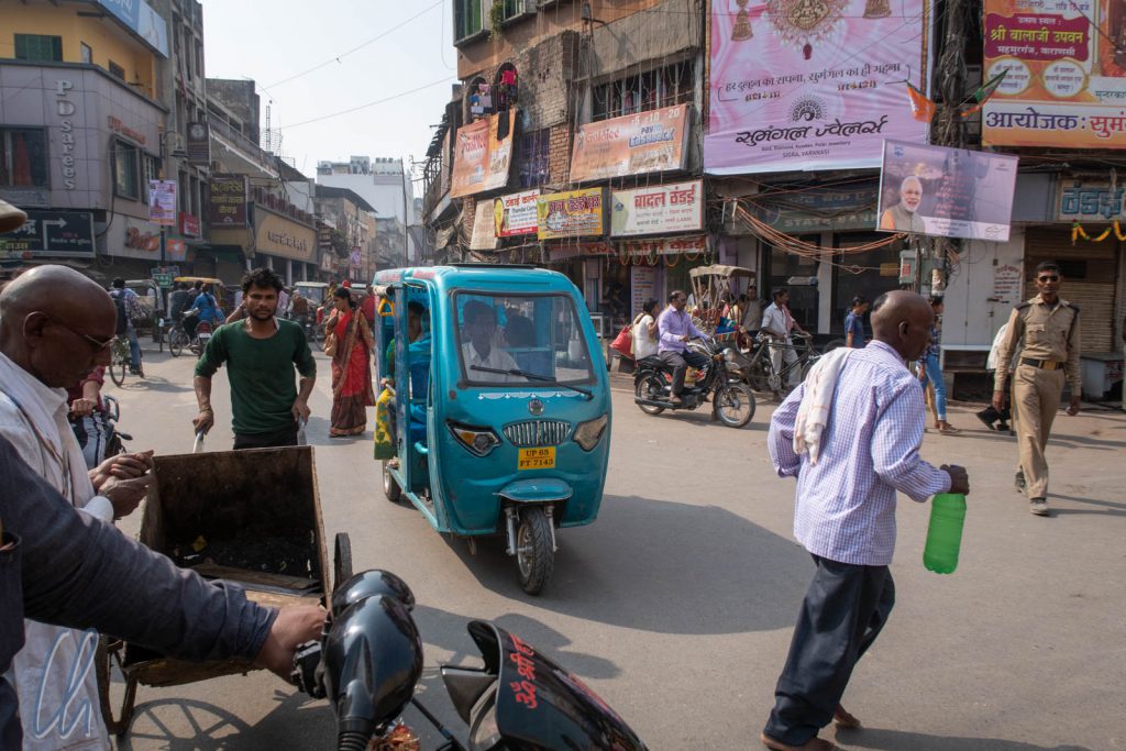 Mittendrin im indischen Verkehr