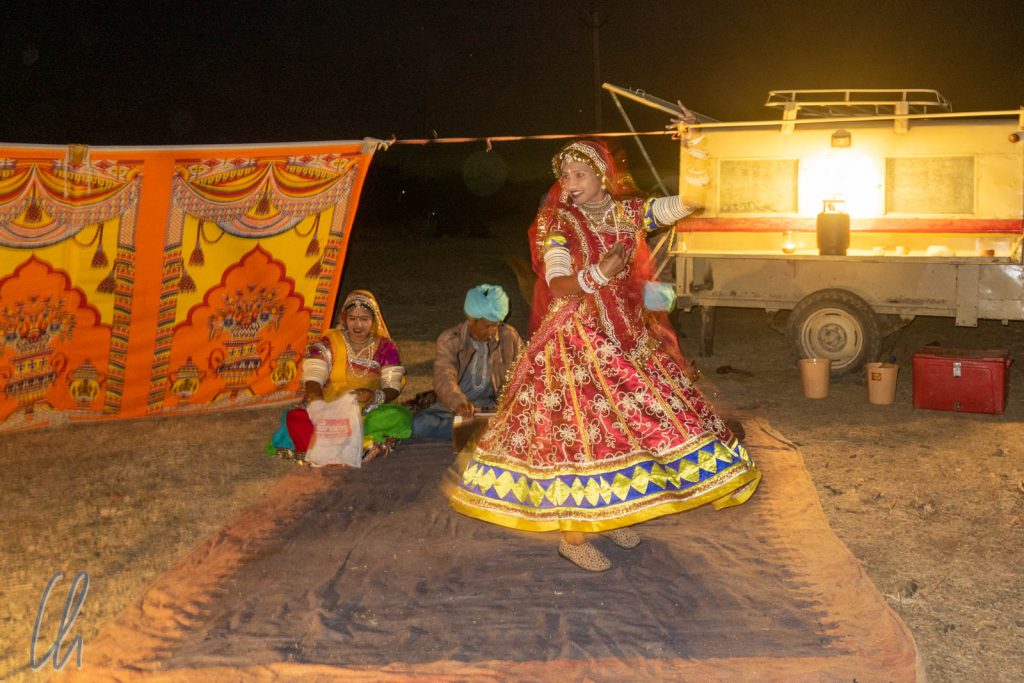 Eine traditionelle indische Tanzdarbietung
