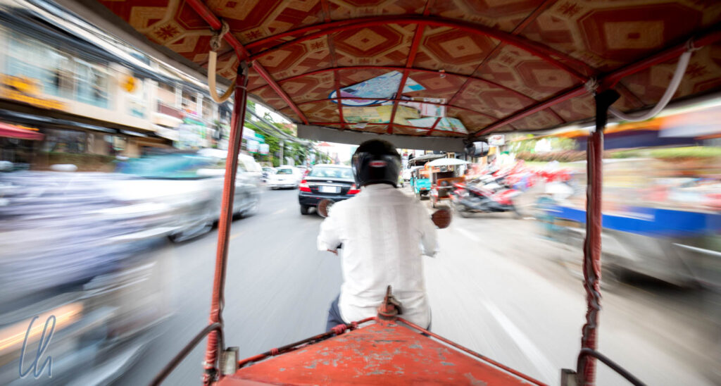 Mit dem Tuktuk im Rausch der Geschwindigkeit