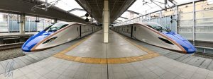 Der Shinkansen, immer auf die Minute pünktlich