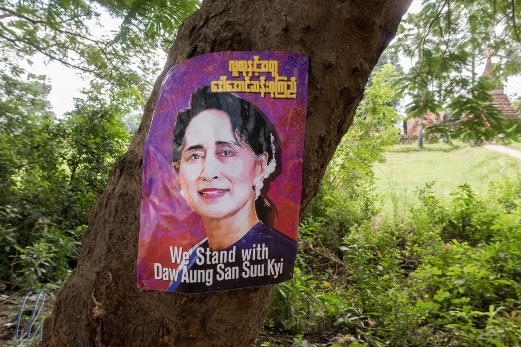 Unterstützung für Aung San Suu Kyi