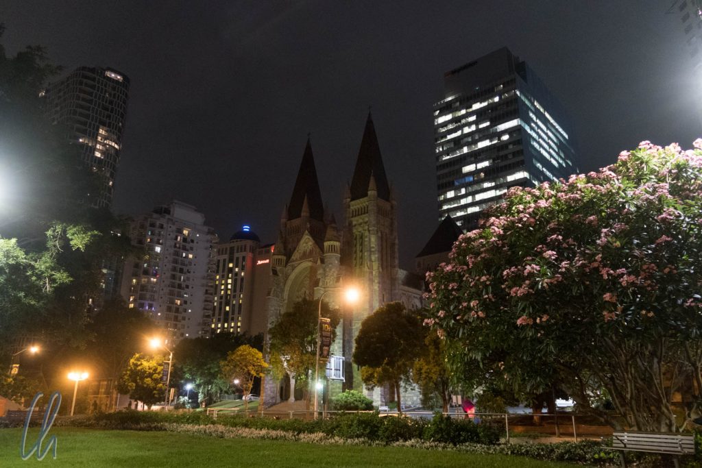 Abendlicher Spaziergang in Brisbane: Saint Johns Cathedral