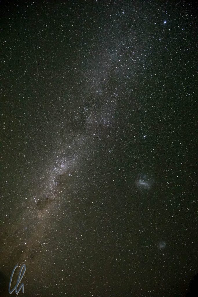 Die Milchstraße mit großer und kleiner Magelanscher Wolke