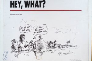 Ein anderes Verständnis von Landbesitz (gezeichnet von Simon Kneebone)