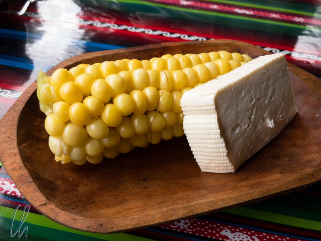 Choclo con Queso - Mais mit Käse