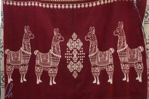 Das Lama, ein klassisches Andenmuster