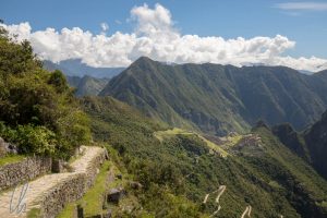Blick vom Sonnentor (Intipunko) auch Machu Picchu