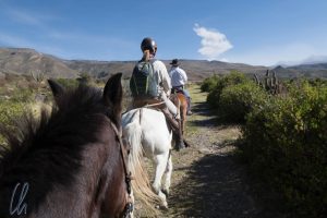 Die Reittour im Colca-Tal beginnt