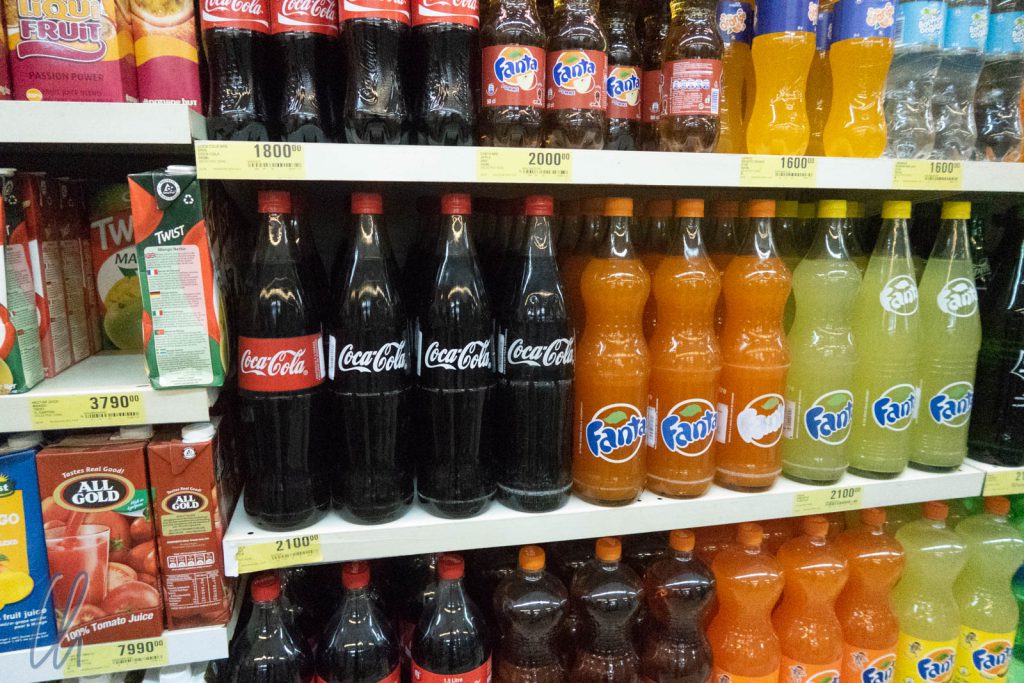 Coca-Cola, eine der wenigen ausländischen Marken auf Madagaskar.