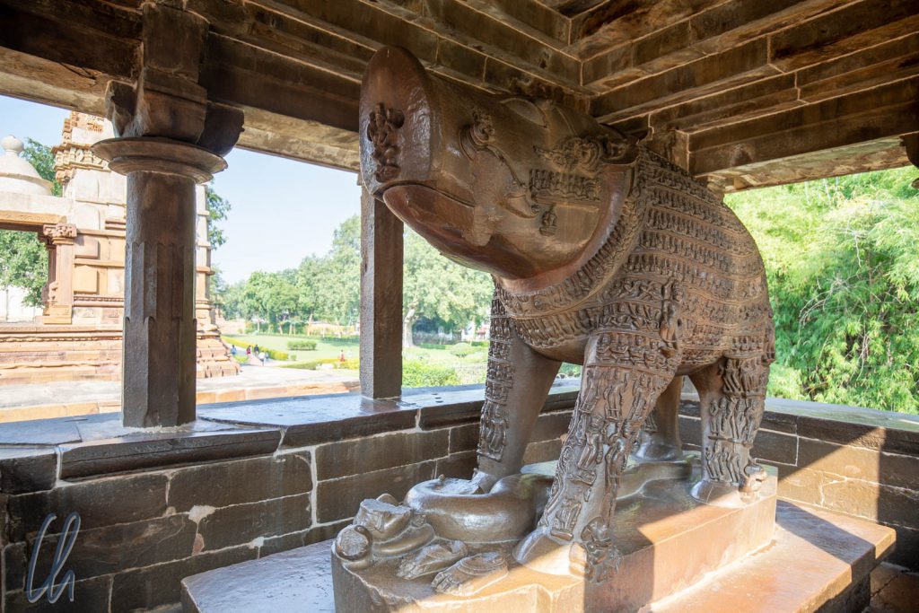 Varaha, Lord Vishnu in seiner Inkarnation als Wildschwein, im Varaha Tempel von Khajuraho
